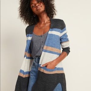 OLD NAVY Cozy Long Line Open Front Sweater Size M